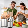MorningRo 2 Pcs Kitchen Utensil Holder for Countertop Stainless Steel