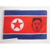 AZ FLAG - North Korea with Kim Jong-un Flag 18''