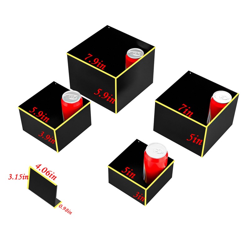 Metal Buffet Risers,4PCS Food Risers for Buffet Table 5in to