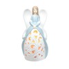 QVC Ceramic Angel Luminary with Battery Operated Flameless Candle and