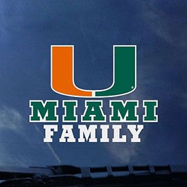CDI Miami Hurricanes Transfer Decal - Family