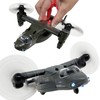 Osprey Airplane Transportation Toy Light Flashing Sound Deformation Propeller Pull
