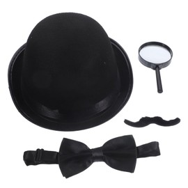 SAFIGLE 1 Set Performance Kit Detective Dress up Detective Kit Fake Beard Detective Costume Accessories Cosplay Props Party Favors Detective Tools Party Supplies Apparel Cloth