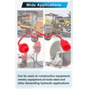1/2" NPT Hydraulic Quick Connect Tractor Couplers,ISO 5675 Ball Pioneer