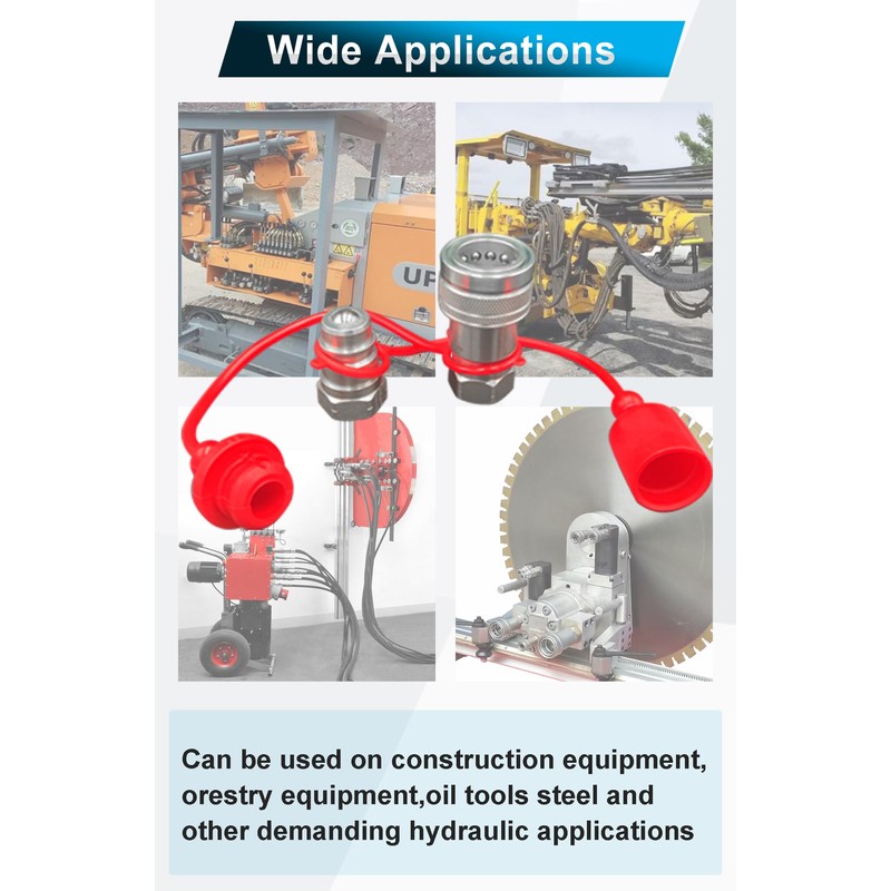 1/2" NPT Hydraulic Quick Connect Tractor Couplers,ISO 5675 Ball Pioneer