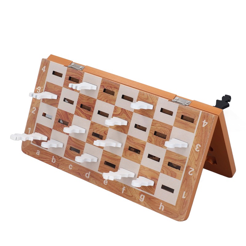 Wooden Chess Game Children Adult Portable Funny Folding Chess Board