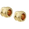 hep® 15mm Brass Compression End Cap Stop End WRAS Approved