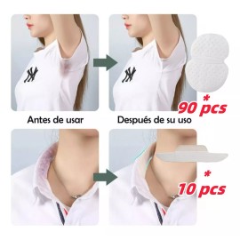 Dolores Parches Sudor Absorbe Almohadillas Axilas Cuello Evita Olor