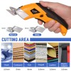 Cordless Electric Scissors for Leather,Cardboard,Clothes-3.6V Heavy Duty Fabric Cutter With