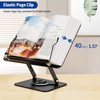 BESIGN BS02 Book Stand for Reading, Adjustable Book Holder, Ergonomic