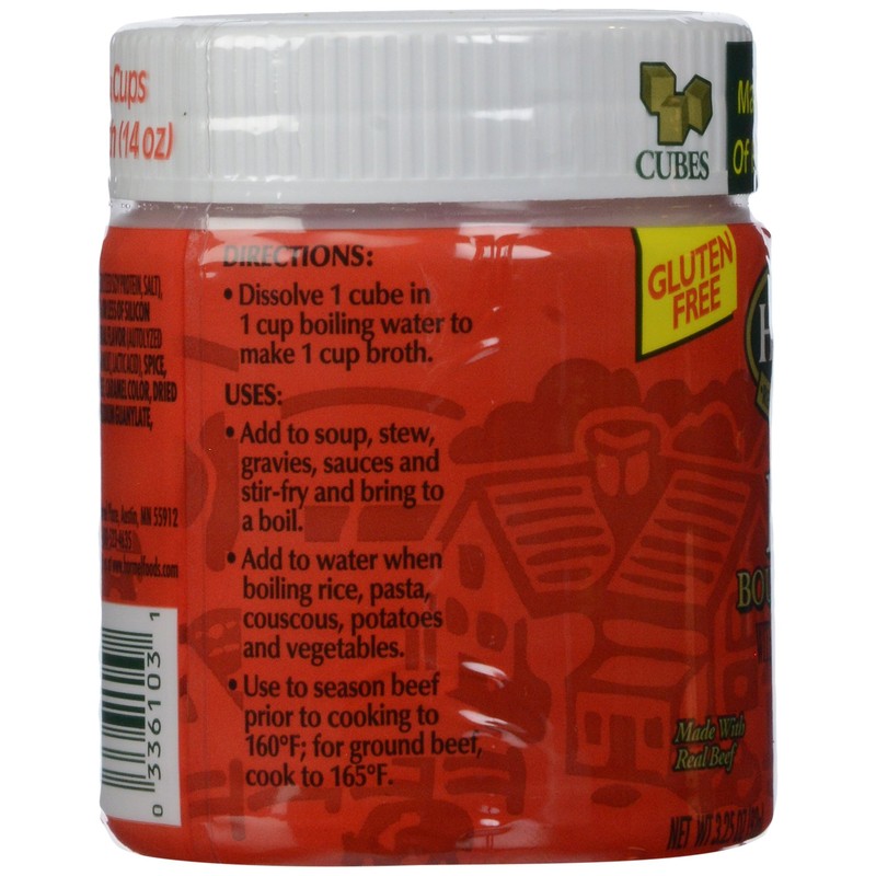 Herb Ox Beef Bouillon Cubes - 25 Cubes - Gluten