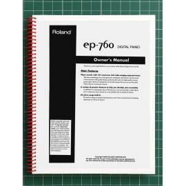 Roland EP-760 — Owners Manual User Guide Instructions — 35 Pages — USA Made