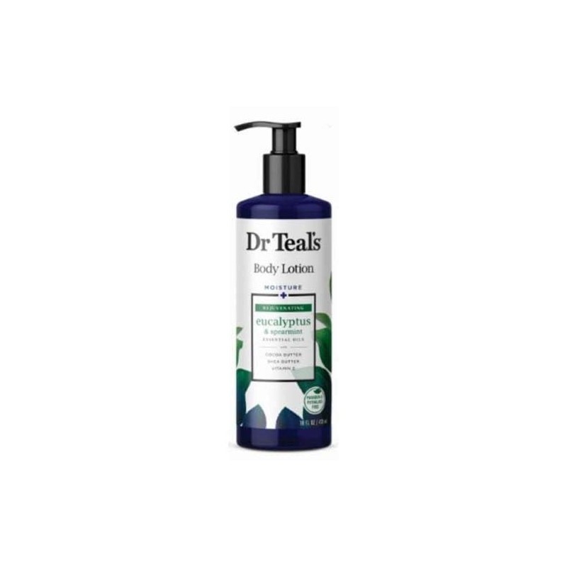 Dr Teal's Body Lotion Moisture Rejuvenating Eucalyptus & Spearmint, 16