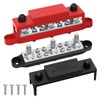 Joinfworld Bus Bar 250A 12V Power Distribution Block with 3