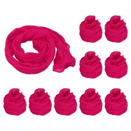 PATIKIL Nylon Stockings DIY Flower, 10Pcs Stocking Flower Fabric Material Tensile Silk Stocking Flowers for DIY Flower Making Wedding Crafts Home Decoration, Light Coral Pink