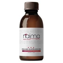 NAIMA Peeling Ácido Glicólico 20%, 100 ml | Peeling Facial| Exfoliante Facial Potente para Renovación Celular |Líneas Finas, Arrugas y Manchas | Todo Tipo de Piel