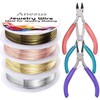 Anezus 7 Pcs Jewelry Pliers and Jewelry Beading Wire Tools