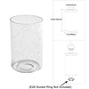 Seeded Glass Shade, 2 pack, Bubble Seeded Glass Lamp Shade