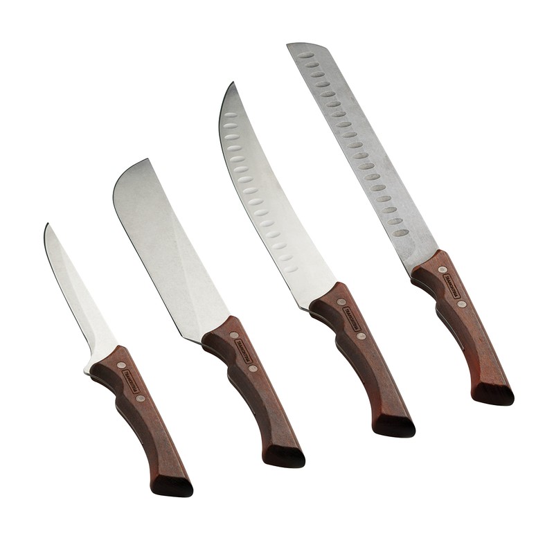 Tramontina 4 Piece Knife Set - Hardwood Handle 80905/025DS