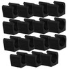 Mipcase 15Pcs Wall Mount Pole Clip Pole Holding Rack for
