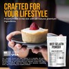Beef Gelatin Powder 6 oz - Grass-Fed, Unflavored, Non-GMO -