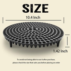 2 Pack 4-5 Gallon Car Wash Bucket Grit Trap Insert,Detailing Kit Accessories with Dirt & Debris Remover for Microfiber Mitts, Cloths, Sponges,Heavy Duty Grit Trap by X5MPLXPMX (2pack Black)