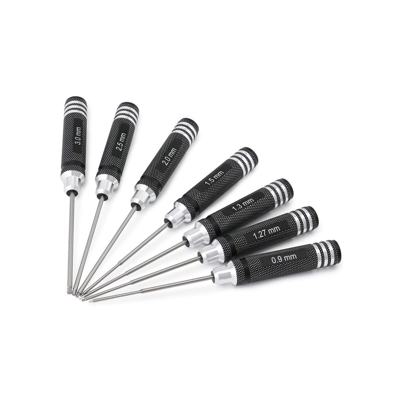 QWORK® 7pcs Hex Screw Driver Set, RC Tools Kit, for