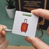 Azeeda 'Travel Bag' Keyring Tape Measure/Spirit Level Tool (KM00043210)