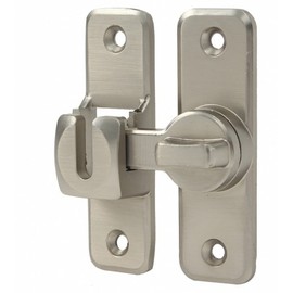 Silver Security Door Latch DP72878 2ea