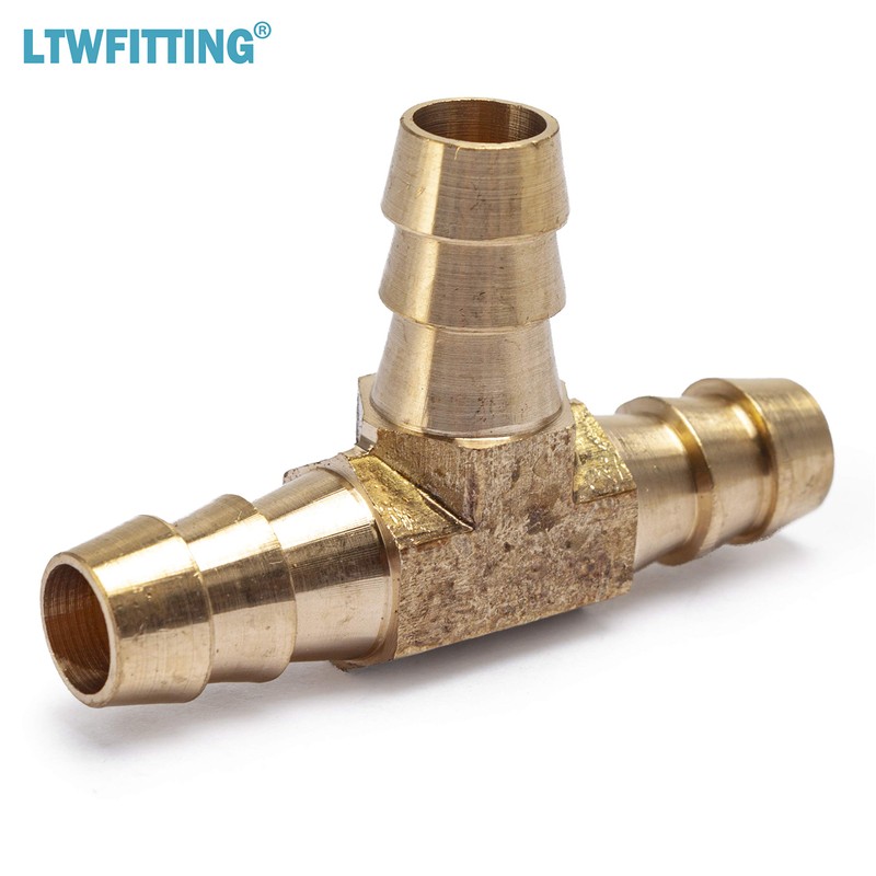 LTWFITTING T-Type Hose Fitting Connector 0.4 inch (10 mm) 5