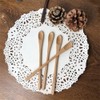 SITEDAN Muddler Spoon Muddler Bamboo Dessert Spoon Ice Cream Spoon