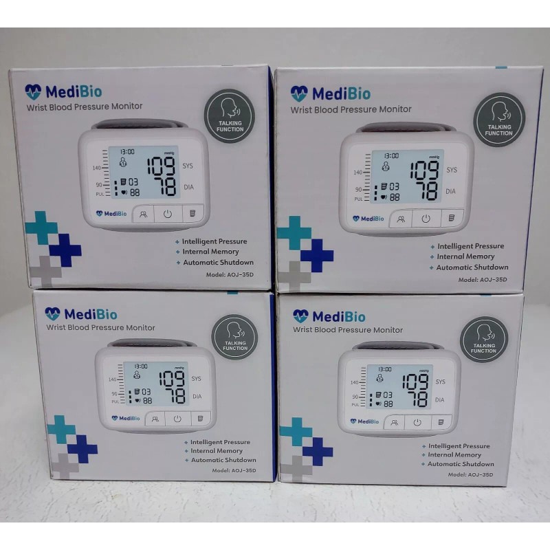 MediBio New - MediBio Wrist Blood Pressure Monitor $9.99 Each