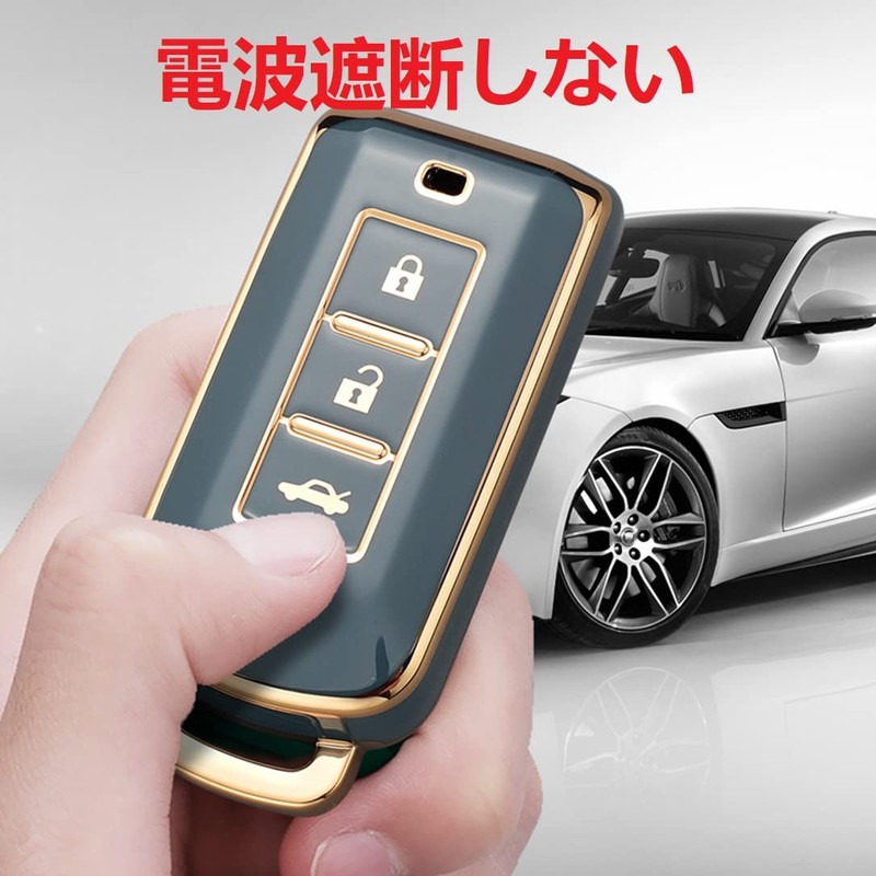 YANMW Key Case Compatible Mitsubishi Delica D5 Outlander PHEV ek