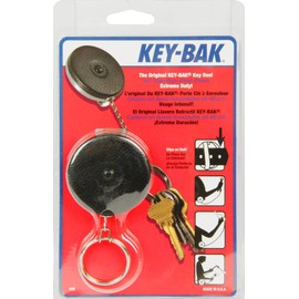 KEY-BAK Retractable Key Reel 23.6 inches (60 cm) Stainless Steel Chain No.5B