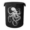 Black Octopus Laundry Basket - Heavy Duty 60L Dirty Clothes