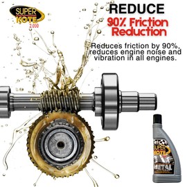 Superkote 2000 Super Lubricant Heavy Duty Anti Friction Engine Metal Treatment 1Q