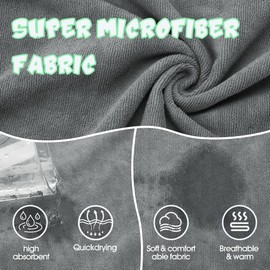 HezzLuv Super Absorbent Dog Bathrobe, Microfiber Bath Robe Towel for Fast Drying, Cozy Fit, Adjustable Belly Strap, Unique Dinosaur Design Dog Drying Coat for Bath, Rainy Walks & Cold Weather