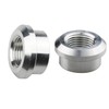 KRD PERFORMANCE 2 PCS Aluminum 3/8 NPT Female Weld On