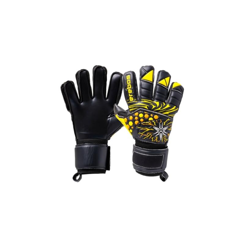 erebos 1000152 Darkness Flat PK Grip Elp 5 Goalie Gloves