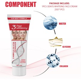 Mikabila (06, F) Cream for Correcting Dark Spots, Whitening Cream, Brightening Cream, Skin Brightening Cream Face Cream Against Age Spots/Dark Spots, Freckle Remover, 25 g