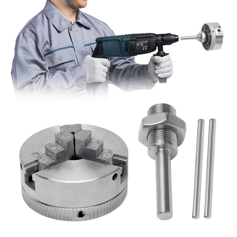 Mini Lathe Chuck Set, Z011 Extension Three Four Jaw Chuck