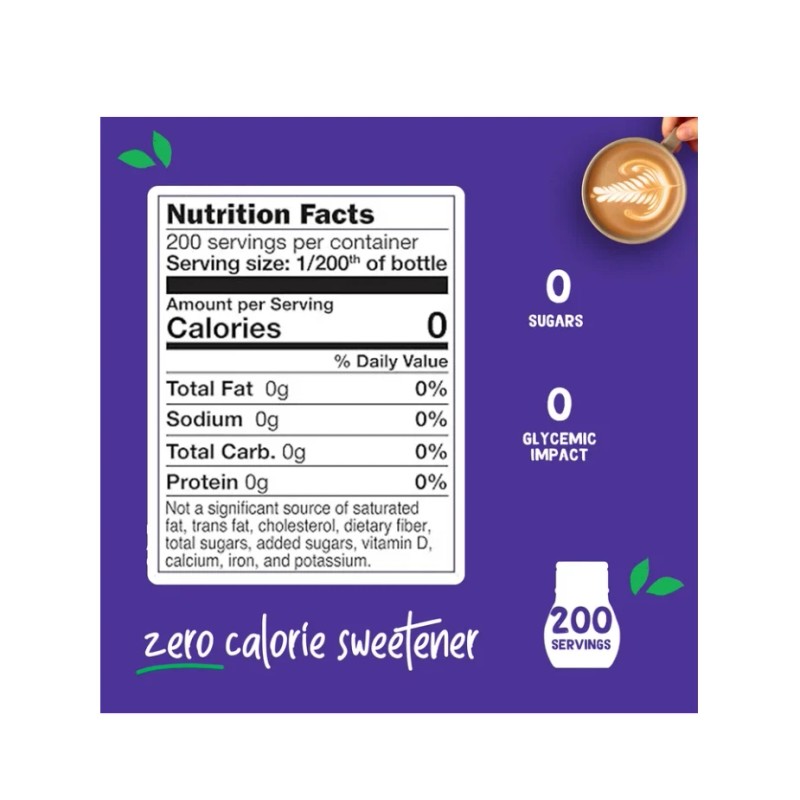 Pyure Organic Liquid Stevia Extract Sweetener, Simply Sweet, Sugar Substitute,