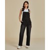 luvamia Black Jean Overalls for Women Black Overalls for Women