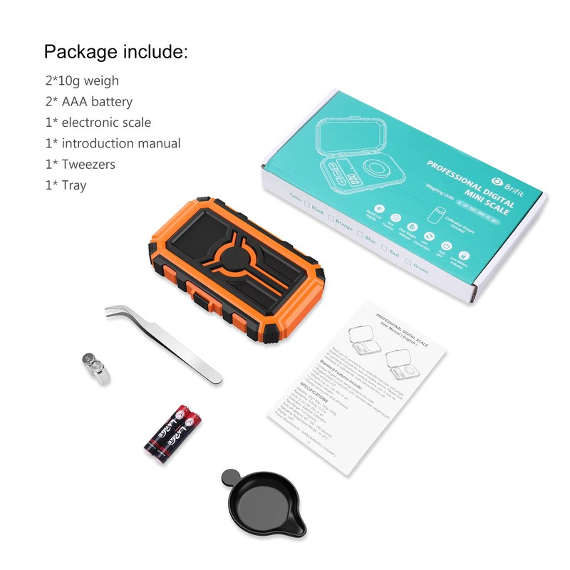 AMIR 50g/0.001g Digital Gram Scale, Portable Jewelry Scale, High Precision
