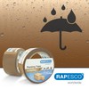 Rapesco 1696 Strong Packing Tape 50mm x 60m, Brown, Pack