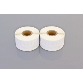 vhbw Set of 2 label rolls, 36 mm x 89 mm, replacement for Dymo 99012 for label printers