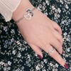 4 Pack Stainless Steel Initial A Necklace for Women Letter