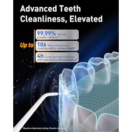 Mysmile Lp221 Uvc Irrigadores Dentales Inalámbricos Esterilizables Dientes Hilo Dental Portátil Pantalla Oled 335 Modos Puntas Chorro Una Bolsa