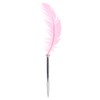 5pcs Feather Ballpoint Pens Writing Signatures Calligraphy Quill Pen Home