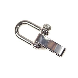 Gun Metal Adjustable Paracord Metal Shackle - 50 Pack